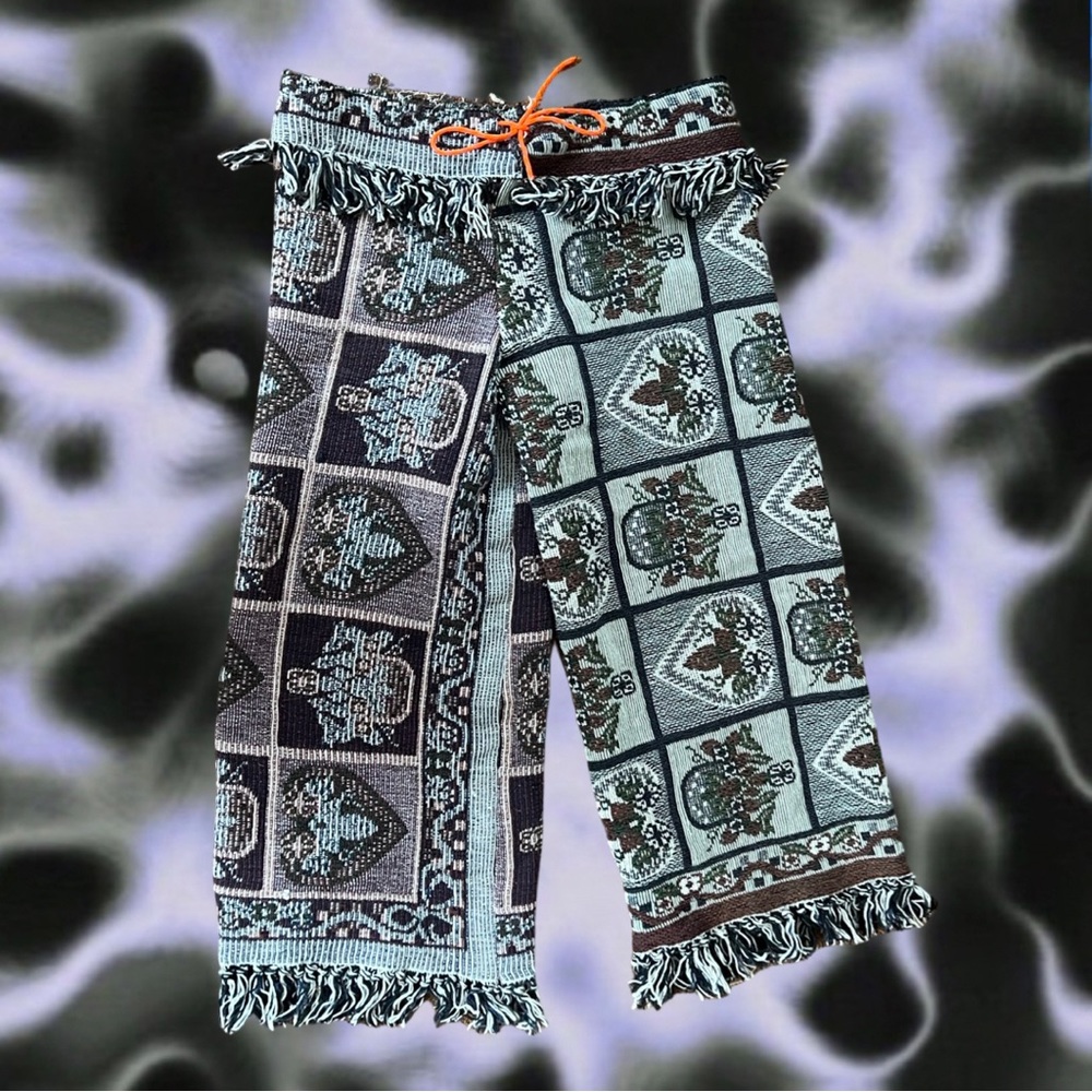 HANDMADE quilted blanket pants, joggers / sweatpants